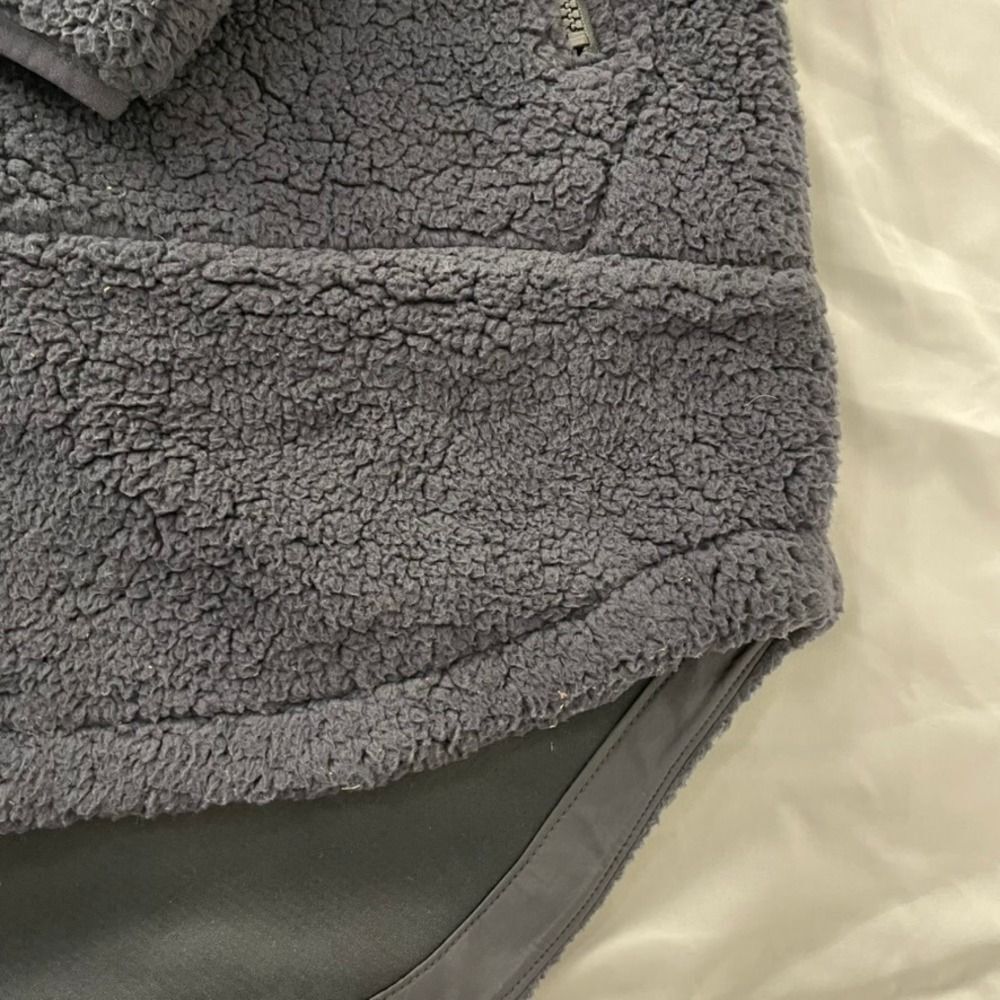 Columbia CSC Long Jacket Sherpa Fleece Hooded Full Zip Grey AL1238 XL - Picture 3 of 7